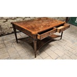 Wine Table Burr Walnut Medium NOW SOLD